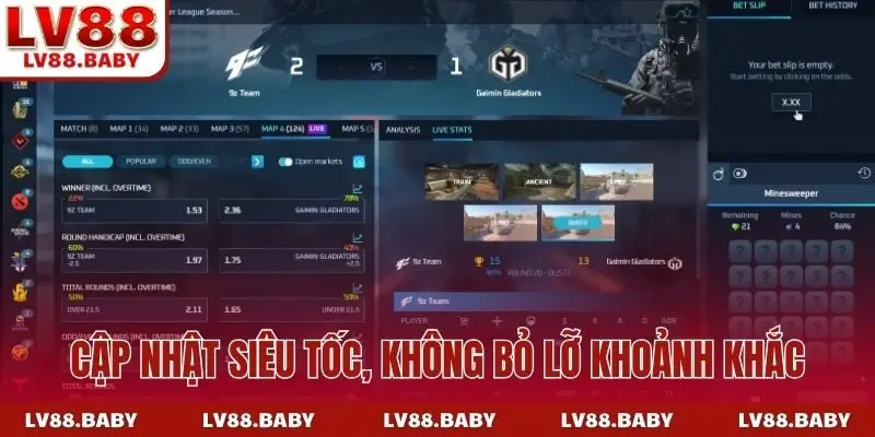 Cập nhật siêu tốc, không bỏ lỡ khoảnh khắc